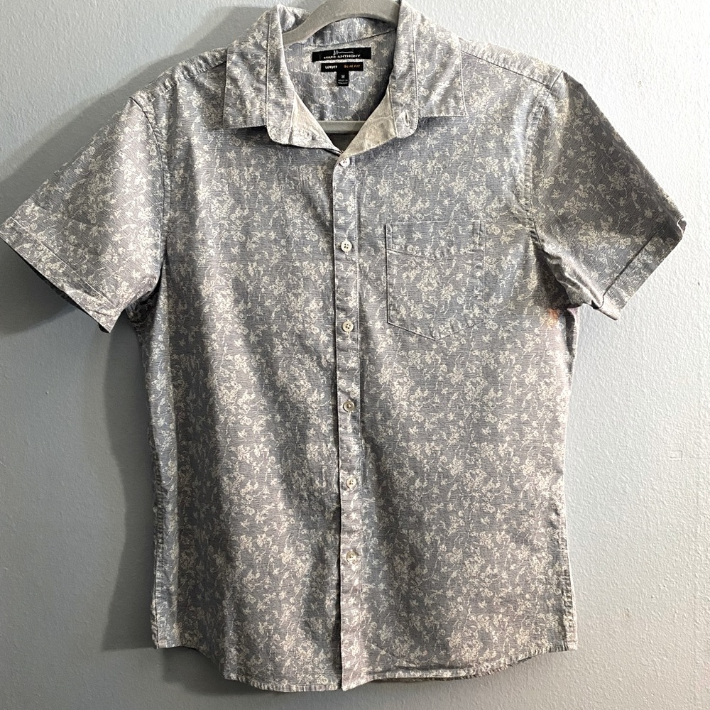 Marc Anthony Slim Fit Floral Shirt